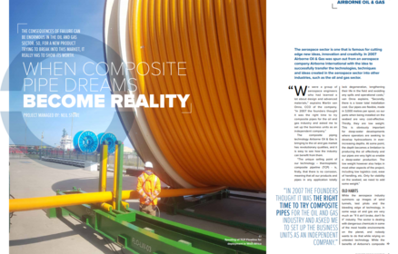 Business Focus Magazine 2019: When composite pipe dreams become reality